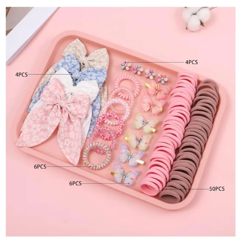 Girls Hair Accessories Set 70pcs